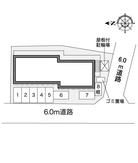 会津若松市一箕町亀賀 月極駐車場
